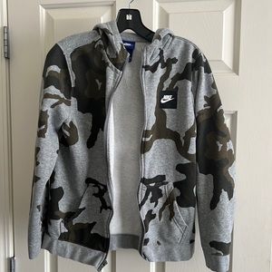 Boys XL Nike hoodie. Camo print